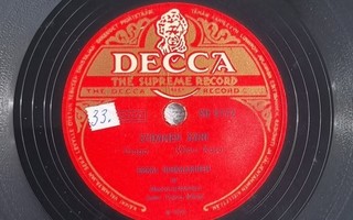 Savikiekko 1952 - Erkki Junkkarinen - Decca SD 5172