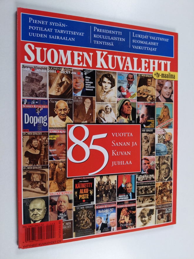 Suomen kuvalehti 48/2001 : 85 vuotta