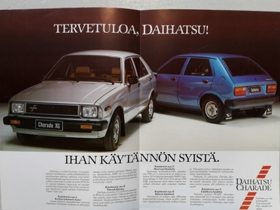 Daihatsu Charade -esite, 1981