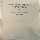 Karjalan kielen näytteitä 1: Tverin ja Novgorodin karjalaa - pikkukuva 1