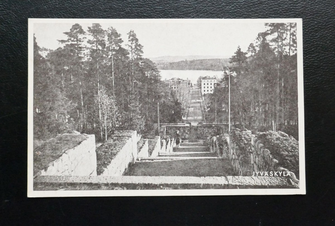JYVÄSKYLÄ Näkymä Harjulta vanha kortti