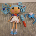 Vintage Lalaloopsy Silly Hair nukke + lemmikki - pikkukuva 2