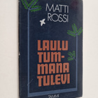 Matti Rossi : Laulu tummana tulevi : runoja - pikkukuva 1