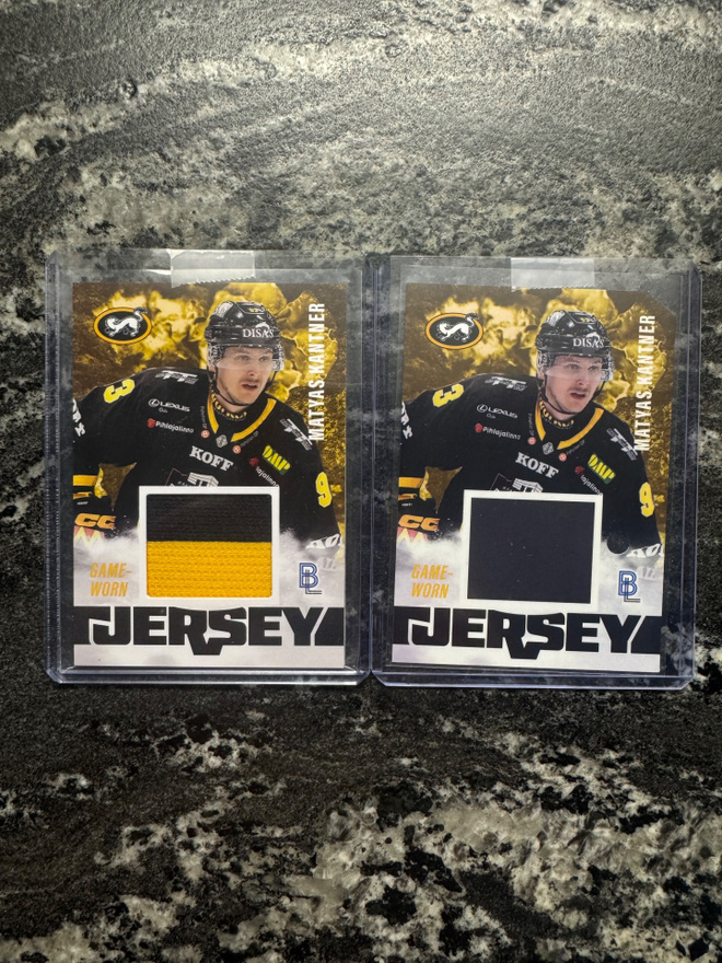 Matyas Kantner gameworn Jersey kortti
