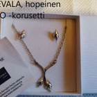 KALEVALA, LUMO -hopeinen korusetti, pienet & isot korvakorut - pikkukuva 3
