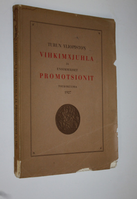Turun yliopiston vihkimäjuhla ja ensimmäiset promotsionit...