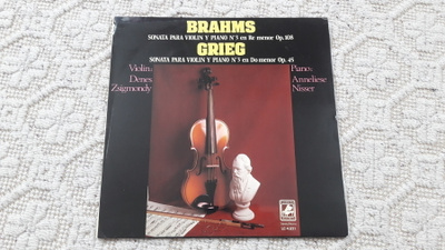 Johannes Brahms, Edvard Grieg – Sonata Para Violin Piano Nº