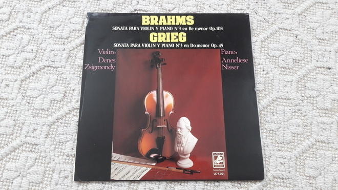 Johannes Brahms, Edvard Grieg – Sonata Para Violin Piano Nº