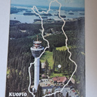 Kuopio, Suomen kartta, kulkenut, merkki irrotettu - pikkukuva 1