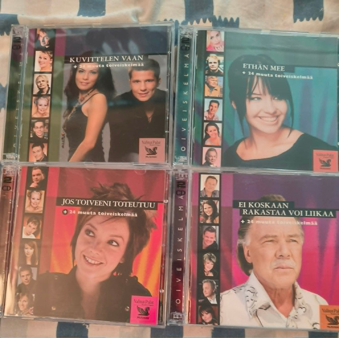 TOIVEISKELMÄT (valitut palat ) 10 x 2 cd-box