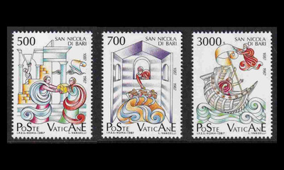 Vatikaani 934-6 ** Pyhän Nikolauksen pyhäinjäännösten s