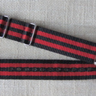 Nato 18mm punamustat raidat - pikkukuva 2