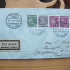 Hesa lentosatama kuori ilmapostitse 1931 Saksaan - pikkukuva 1