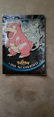 POKEMON SLOWBRO #80 TOPPS TV ANIMATION EDITION BLUE LOGO