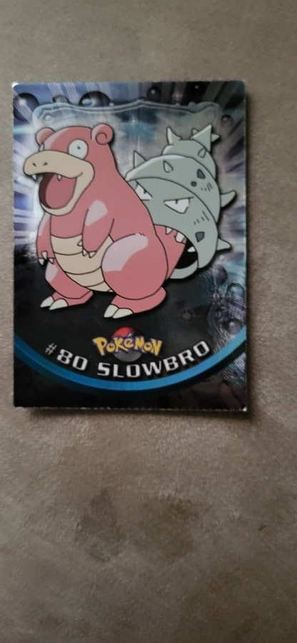 POKEMON SLOWBRO #80 TOPPS TV ANIMATION EDITION BLUE LOGO