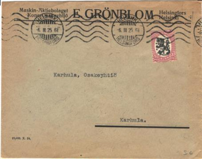 FIRMAKUORI HELSINKI E, GRÖNBLOM