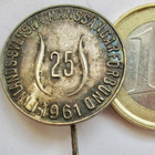 VANHA Merkki Suomenruotsalainen Lauluyhdistys 25 v 1961 - pikkukuva 1