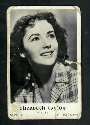 Keräilykuva - Elizabeth Taylor Serie A Illustra 155 M.G.M.