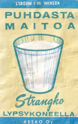 Puhdasta maitoa Strangko lypsykoneella , 4/12