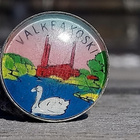 Matkailumerkki Valkeakoski. Halkaisija - 18 mm. Naarmuja. - pikkukuva 5
