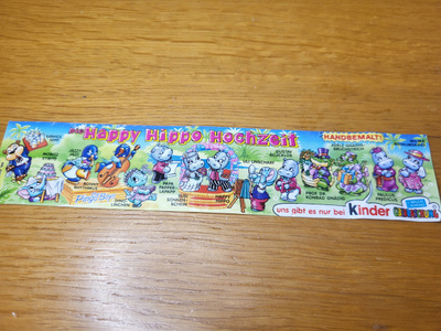 Kinder paperi Happy Hippo
