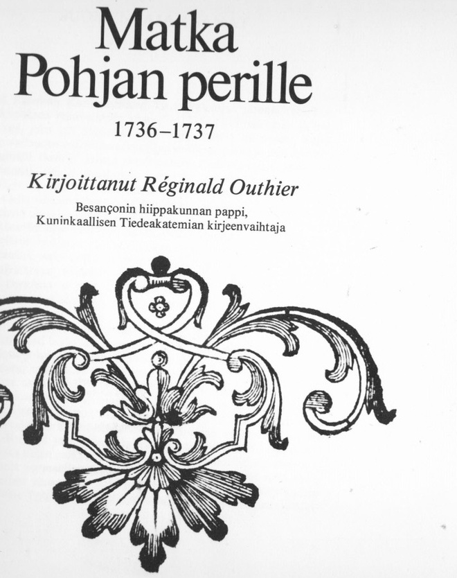 Reginald Outhier: Matka Pohjan perille 1736-1737