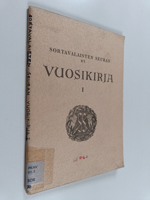 Sortavalaisten seuran ry. vuosikirja 1