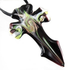 1115 .. Murano Lampwork Art Glass Taidelasi .. Kaulakoru - pikkukuva 2