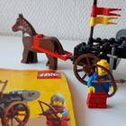 Vanha lego, hevoskärry #6022 + ohje, horse cart - pikkukuva 5