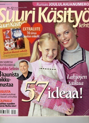 Suuri Käsityölehti n:o 11/12 2005 Liite Joulun enkelit.