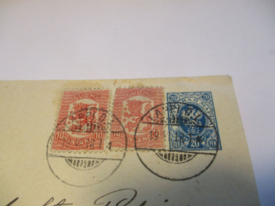 1918 Lappi O.L. sekapostite ehiöllä