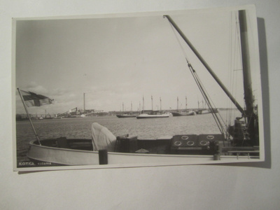 VANHA Postikortti Kotka 1950-l Alkup.Mallikappale