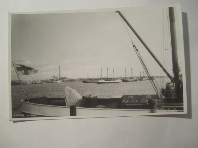 VANHA Postikortti Kotka 1950-l Alkup.Mallikappale