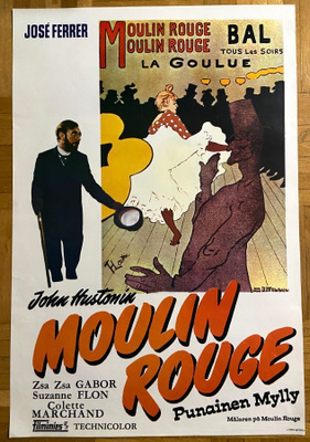 Vanha elokuvajuliste: Moulin Rouge