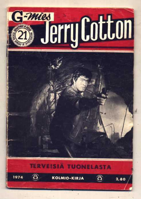 Jerry Cotton 21/1974 - Terveisiä Tuonelasta