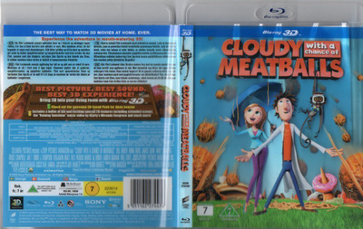 Poutapilviä Ja Lihapullakuuroja (73 566) k -FI- BLU-RAY nord
