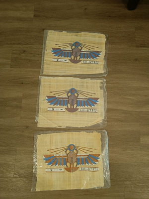 Egyptiläinen papyrus maalaus