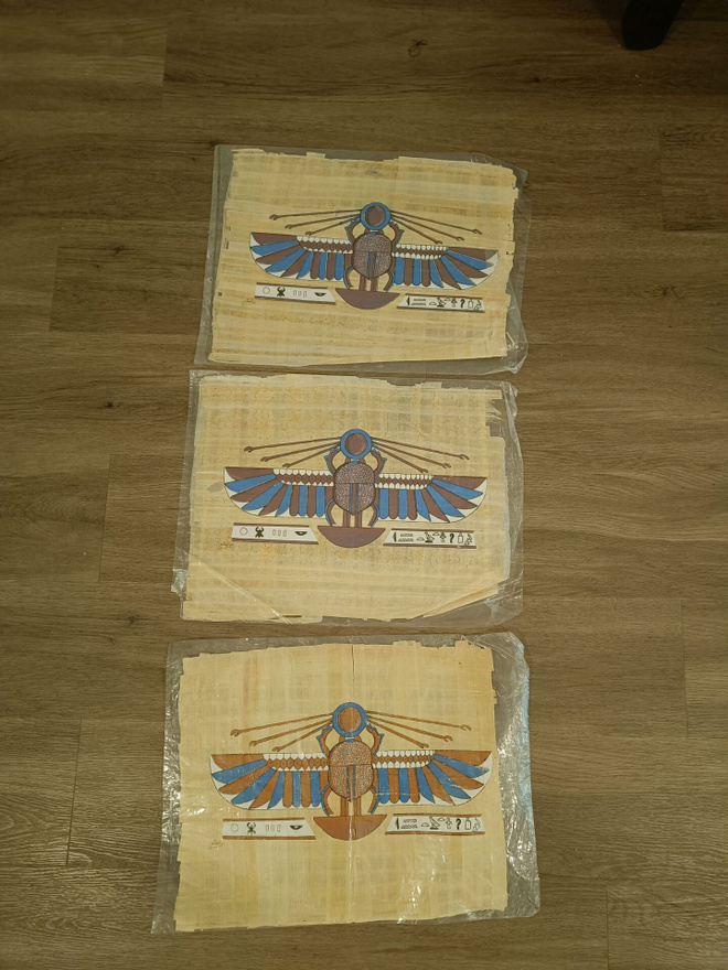 Egyptiläinen papyrus maalaus