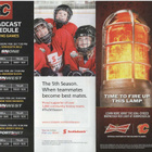 Kris Russell Calgary Team Issue Game Program 16.2.15 autogr - pikkukuva 3