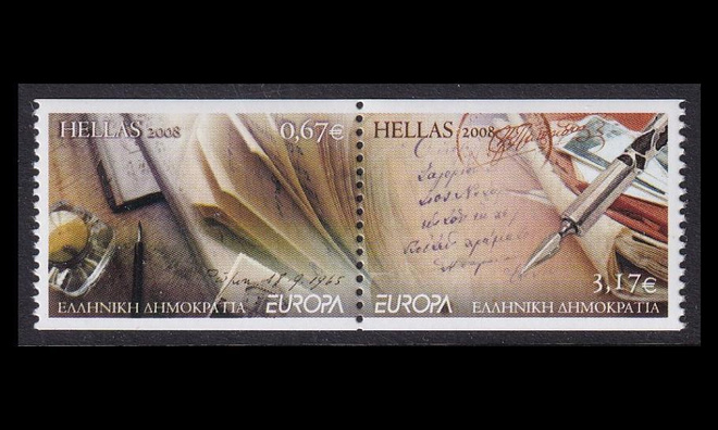 Kreikka 2467-8Cp ** Europa kirje (2008)