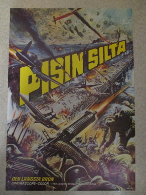 Pisin silta (1976) - vanha elokuvajuliste - WW2 - SOTA