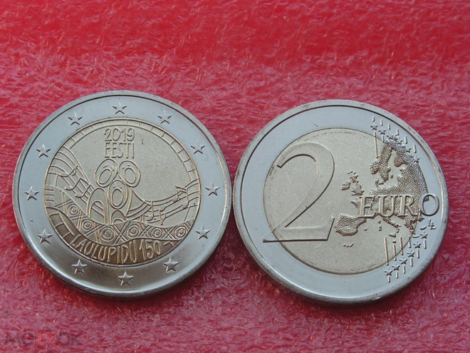 Viro 2 € 2019 Estonian Song Festival 150 vuotta