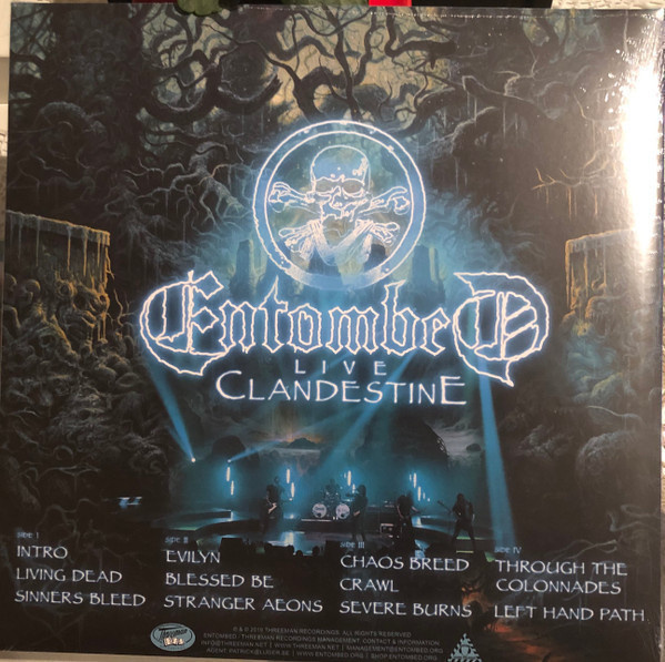 ENTOMBED - LIVE CLANDESTINE 2LP