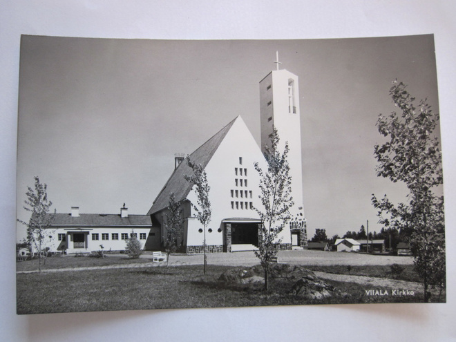 VANHA Postikortti Viiala 1950-luku Alkup.Mallikappale