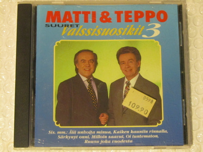 Matti & Teppo • Suuret Valssisuosikit 3 CD