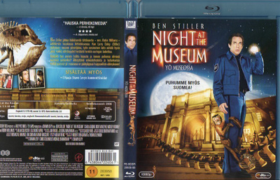 Night At The Museum Yö Museossa (68 198) k -FI- suomik. BLU-