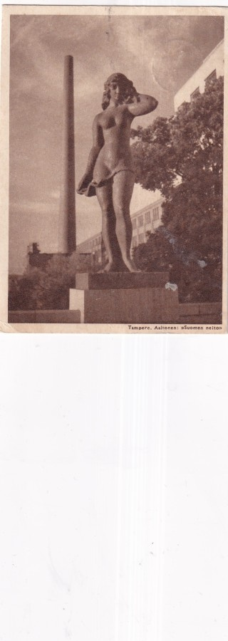 Tampere. Aaltonen : " Suomen neito" ,   b546
