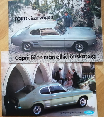 1969 Ford Capri esite - KUIN UUSI - 20 sivua