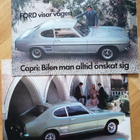 1969 Ford Capri esite - KUIN UUSI - 20 sivua - pikkukuva 1