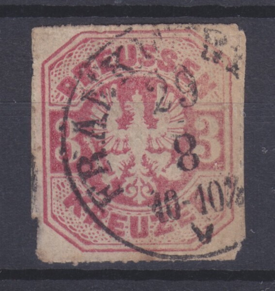 Saksa Reich Preussi 1867 Mi 24